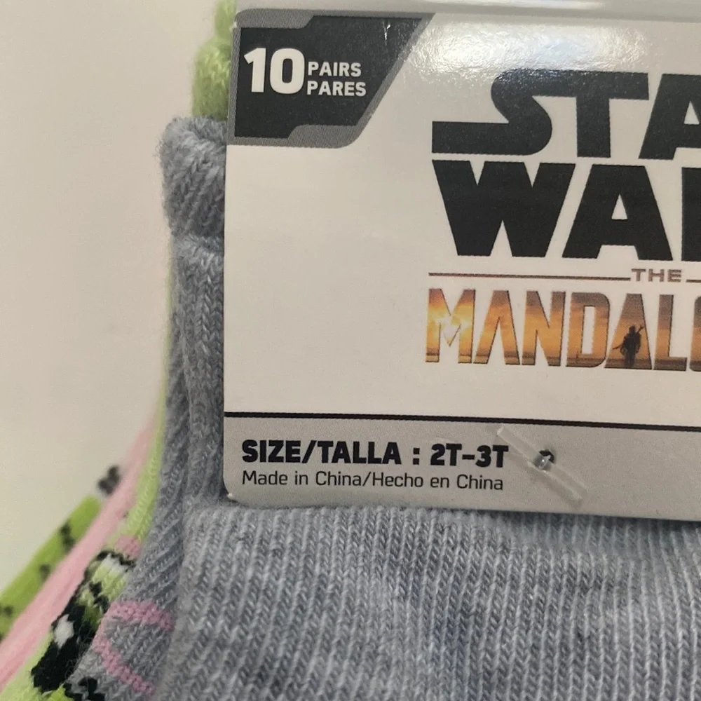 10pk Safety‎ Toes Sock With Lining Baby Girls Size 12-14 Months